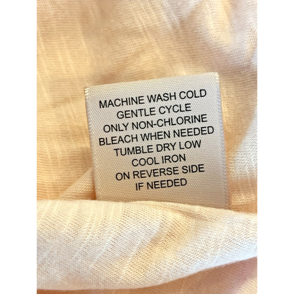 NEW Philosophy Modal Knit Top Women SZ 1X Lace Ruffle Pale Peach Soft Breathable - Picture 9 of 9